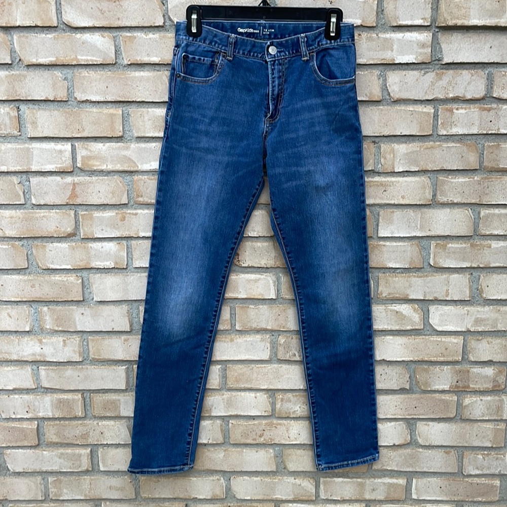 GAP 1969 BOYS Jeans GAPKids Denim Adjustable waist Stretch & Soft / 18 SLIM
